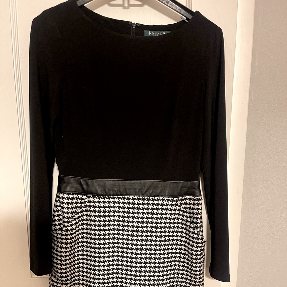 Ralph Lauren Houndstooth Dress Size 2P